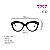 Óculos de Grau Gustavo Eyewear G37 9 Âmbar e vermelho, com hastes Animal Print. - Imagem 5