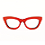 Óculos de Grau Gustavo Eyewear G69 18 Vermelho - Imagem 1