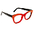 Óculos de Grau Gustavo Eyewear G69 18 Vermelho - Imagem 2