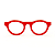 Óculos Gustavo Eyewear G77 2 Vermelho - Imagem 1