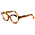 Óculos de Grau G71 7 Animal Print com listras. Clássico - Imagem 3