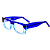 Óculos de Grau Gustavo Eyewear G80 2 em tons de azul. - Imagem 3