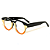 Óculos de Grau Gustavo Eyewear G47 2 Tricolor com hastes pretas. Black November. - Imagem 3