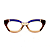 Óculos de Grau Gustavo Eyewear G70 2 Marrom, âmbar e azul. Hastes marrom. Black November - Imagem 1