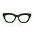 Óculos de Grau Gustavo Eyewear G69 10 Verde com hastes pretas. Black November - Imagem 1