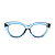 Óculos de Grau Gustavo Eyewear G107 2 Azul com hastes pretas. Black November - Imagem 1