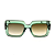 Óculos de Sol Gustavo Eyewear G59 3 Verde com hastes pretas e lentes marrom. Black November. - Imagem 1