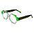 Óculos de Grau Gustavo Eyewear G72 4 Verde e acqua. Hastes verdes. Black November - Imagem 2
