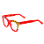 Óculos de Grau Gustavo Eyewear G69 5 Vermelho Safari. Novidades. - Imagem 2