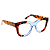 Óculos de Grau Gustavo Eyewear G57 2 Animal Print e acqua. Novidades. - Imagem 3