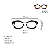 Óculos de Grau Gustavo Eyewear G53 11 Tricolor. - Imagem 4