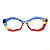 Óculos de Grau Gustavo Eyewear G53 11 Tricolor. Novidades - Imagem 1