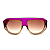 Óculos de Sol Gustavo Eyewear G171 1 Violeta e âmbar. Lentes marrom degrade. Novidades - Imagem 2
