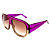 Óculos de Sol Gustavo Eyewear G171 1 Violeta e âmbar. Lentes marrom degrade. Novidades - Imagem 3