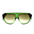 Óculos de Sol Gustavo Eyewear G171 6 Verde. Lentes verde degrade. Novidades - Imagem 1