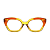 G70 — Amarelo e dourado | Acetato italiano Mazzucchelli, Cat-eye geométrico, fabricado à mão no Brasil. Novidades. - Imagem 2