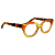 G70 — Amarelo e dourado | Acetato italiano Mazzucchelli, Cat-eye geométrico, fabricado à mão no Brasil. Novidades. - Imagem 4