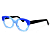 G70 — Azul | Acetato italiano Mazzucchelli, Cat-eye geométrico, fabricado à mão no Brasil. Novidades. - Imagem 2