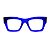 G64 — Azul | Acetato italiano Mazzucchelli, retangular overside, fabricado à mão no Brasil. Novidades. Unisex - Imagem 2