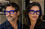 G64 — Azul | Acetato italiano Mazzucchelli, retangular overside, fabricado à mão no Brasil. Novidades. Unisex - Imagem 1