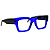 G64 — Azul | Acetato italiano Mazzucchelli, retangular overside, fabricado à mão no Brasil. Novidades. Unisex - Imagem 4