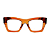G64 — Âmbar | Acetato italiano Mazzucchelli, retangular overside, fabricado à mão no Brasil. Novidades. Unisex - Imagem 2