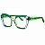 G111 — Tons de verde | Acetato italiano Mazzucchelli, cat-eye expressivo e geométrico, fabricado à mão no Brasil. Novidades - Imagem 3