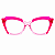 G111 — Tons de rosa | Acetato italiano Mazzucchelli, cat-eye expressivo e geométrico, fabricado à mão no Brasil. Novidades - Imagem 2