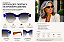 G12 — Fumê e azul | Acetato italiano Mazzucchelli, cat-eye maxi oversized, fabricado à mão no Brasil. Novidades - Imagem 5