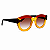 G12 — Amarelo, marrom e vermelho | Acetato italiano Mazzucchelli, cat-eye maxi oversized, fabricado à mão no Brasil. Novidades - Imagem 4