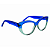 G107 — Azul e acqua | Acetato italiano Mazzucchelli, cat-eye acentuado, fabricado à mão no Brasil em 30 dias. Troca grátis em até 7 dias após receber o produto. Novidades - Imagem 4