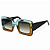 G01 — Acqua e âmbar | Acetato italiano Mazzucchelli, quadrado oversized, fabricado à mão no Brasil em 30 dias. Troca grátis em até 7 dias após receber o produto. Novidades - Imagem 3