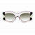 G178 — Fumê, verde e preto | Acetato italiano Mazzucchelli, Oversized com geometria escultórica única, fabricado à mão no Brasil. Novidades. - Imagem 2