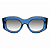 G178 — Azul | Acetato italiano Mazzucchelli, Oversized com geometria escultórica única, fabricado à mão no Brasil. Novidades. - Imagem 2