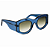 G178 — Azul | Acetato italiano Mazzucchelli, Oversized com geometria escultórica única, fabricado à mão no Brasil. Novidades. - Imagem 4