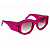 G178 — Violeta | Acetato italiano Mazzucchelli, Oversized com geometria escultórica única, fabricado à mão no Brasil. Novidades. - Imagem 4