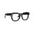 Armação para óculos de Grau Gustavo Eyewear G57 27. Cor: Fumê translúcido. Haste preta. - Imagem 2