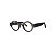 Armação para óculos de Grau Gustavo Eyewear G62 200. Modelo masculino. Cor: Fumê translúcido. Haste preto. - Imagem 3