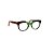 Armação para óculos de Grau Gustavo Eyewear G38 2. Cor: Vinho, preto e verde translúcido. Haste animal print. - Imagem 3