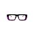 Armação para óculos de Grau Gustavo Eyewear G80 2. Cor: Roxo e lilás translúcido. Haste animal print. - Imagem 1