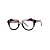 Armação para óculos de Grau Gustavo Eyewear G37 8. Cor: Fumê, preto, vinho e verde translúcido. Haste fumê. - Imagem 3