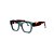 Armação para óculos de Grau Gustavo Eyewear G58 1. Cor: Verde translúcido. Haste animal print. - Imagem 3