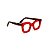 Armação para óculos de Grau Gustavo Eyewear G31 2. Cor: Vermelho translúcido. Haste animal print. - Imagem 2