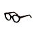 Armação para óculos de Grau Gustavo Eyewear G25 1. Cor: Preto. Haste animal print. - Imagem 3