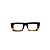 Óculos de Grau Gustavo Eyewear G80 4 em Animal Print e preto, hastes pretas. - Imagem 1