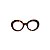 Armação para óculos de Grau Gustavo Eyewear G61 24. Cor: Animal print. Haste animal print. - Imagem 1