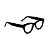 Armação para óculos de Grau Gustavo Eyewear G73 1. Cor: Preto. Haste preta. - Imagem 2