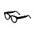 Armação para óculos de Grau Gustavo Eyewear G73 1. Cor: Preto. Haste preta. - Imagem 3