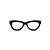 Armação para óculos de Grau Gustavo Eyewear G73 1. Cor: Preto. Haste preta. - Imagem 1