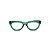 Óculos de Grau Gustavo Eyewear G73 1 na cor verde e haastes pretas. - Imagem 1
